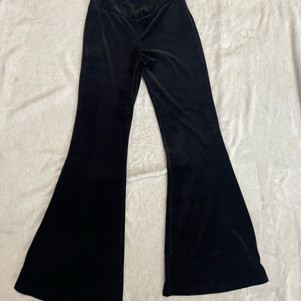 Chic Black Flared Pants